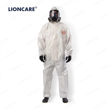 סרבל מגן כימי של LIONCARE® CoverPremPro עם סרטי תפרים